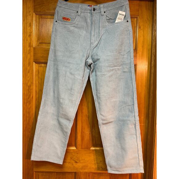Empyre Relax Loose Fit Corduroy Pants – Light Blue – Size 32x29 – NEW - Picture 4 of 10